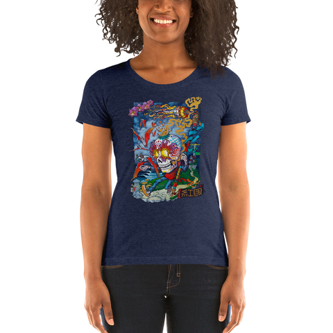 Dreamy Mindful Trail Ladies' short sleeve t-shirt  - Redeye Laboratories