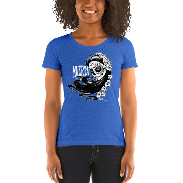 "Muerta Girl" Ladies' short sleeve t-shirt  - Redeye Laboratories