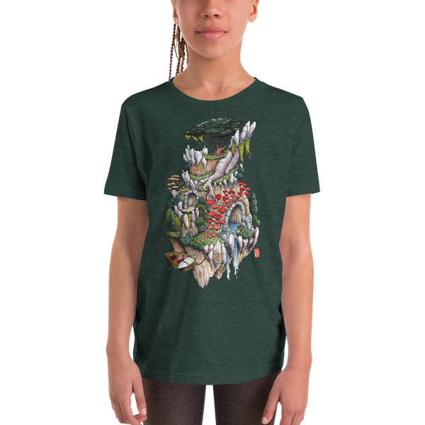 "Cosmic Island" Youth Short Sleeve T-Shirt  - Redeye Laboratories
