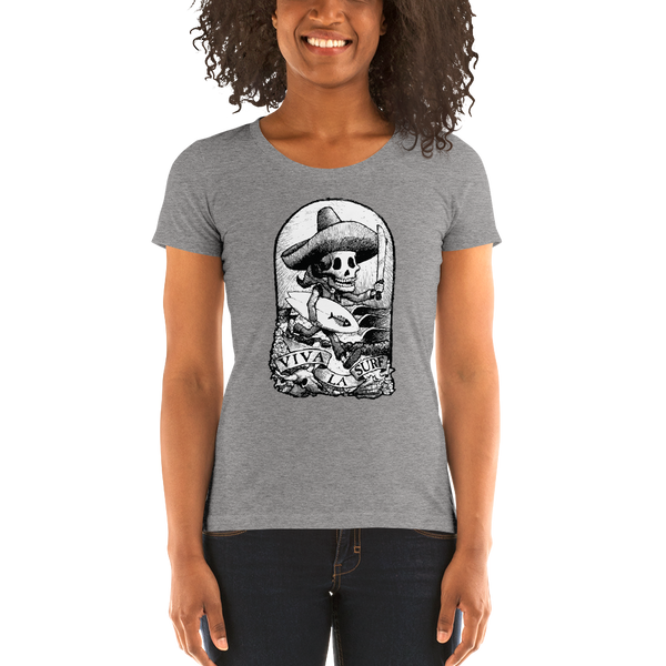 "Viva La Surf" Ladies' short sleeve t-shirt  - Redeye Laboratories