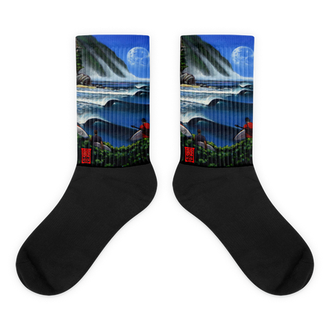 Alliez Black foot socks Socks - Redeye Laboratories