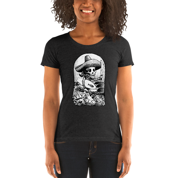 "Viva La Surf" Ladies' short sleeve t-shirt  - Redeye Laboratories
