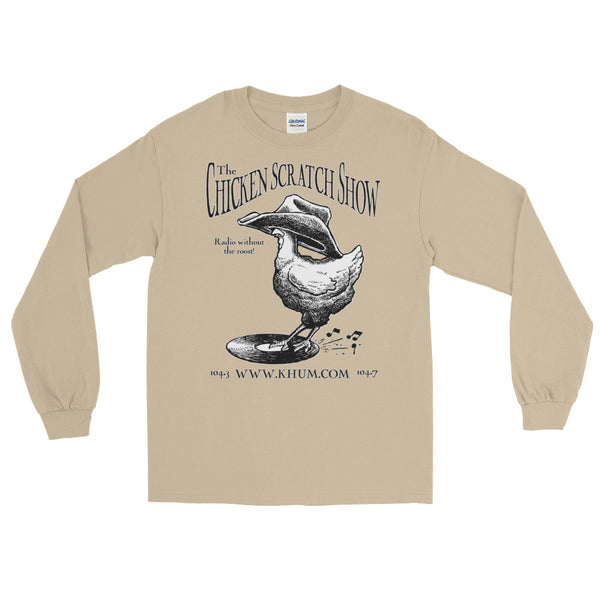 The Chicken Scratch Show KHUM Men's Long Sleeve T-Shirt T-shirts - Redeye Laboratories
