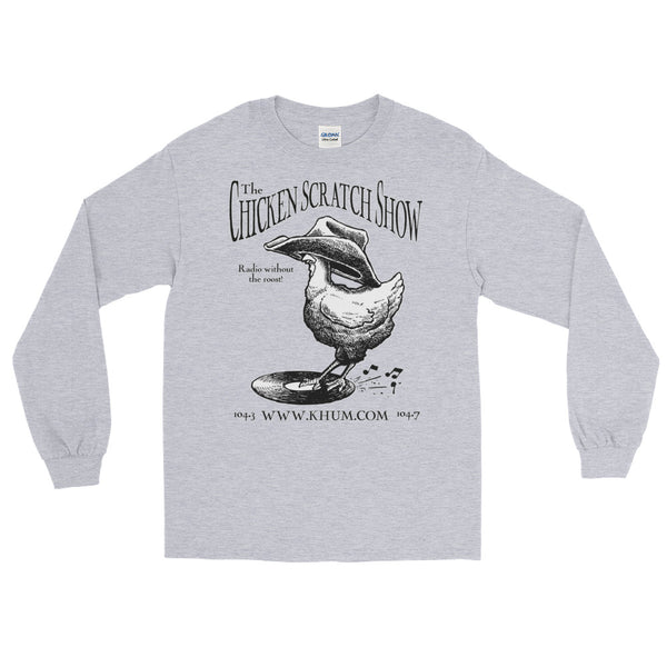 The Chicken Scratch Show KHUM Men's Long Sleeve T-Shirt T-shirts - Redeye Laboratories