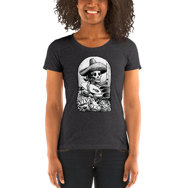 "Viva La Surf" Ladies' short sleeve t-shirt  - Redeye Laboratories