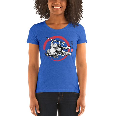 "Surfing Buddha" Ladies' short sleeve t-shirt  - Redeye Laboratories