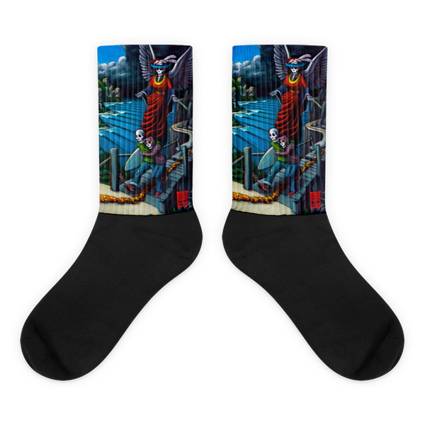 The Path Black foot socks Socks - Redeye Laboratories