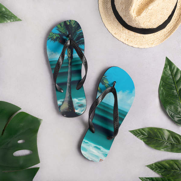 "One Palm" Flip Flops  - Redeye Laboratories