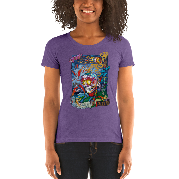 Dreamy Mindful Trail Ladies' short sleeve t-shirt  - Redeye Laboratories