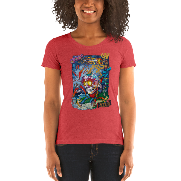 Dreamy Mindful Trail Ladies' short sleeve t-shirt  - Redeye Laboratories