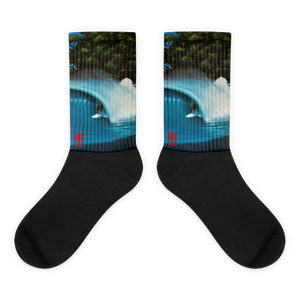 Ken's Treasure Black foot socks Socks - Redeye Laboratories