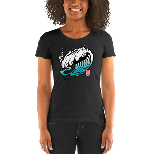 "The Wave" Ladies' short sleeve t-shirt  - Redeye Laboratories