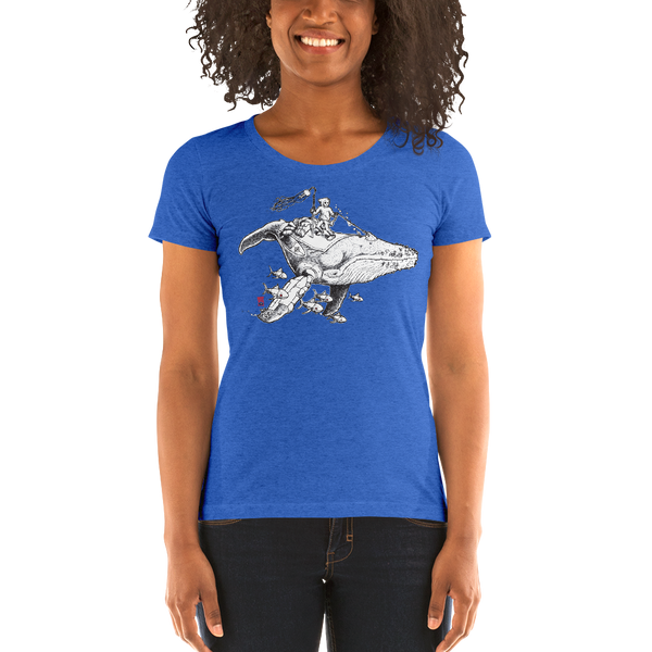 "Cosmic Traveler" Ladies' short sleeve t-shirt  - Redeye Laboratories