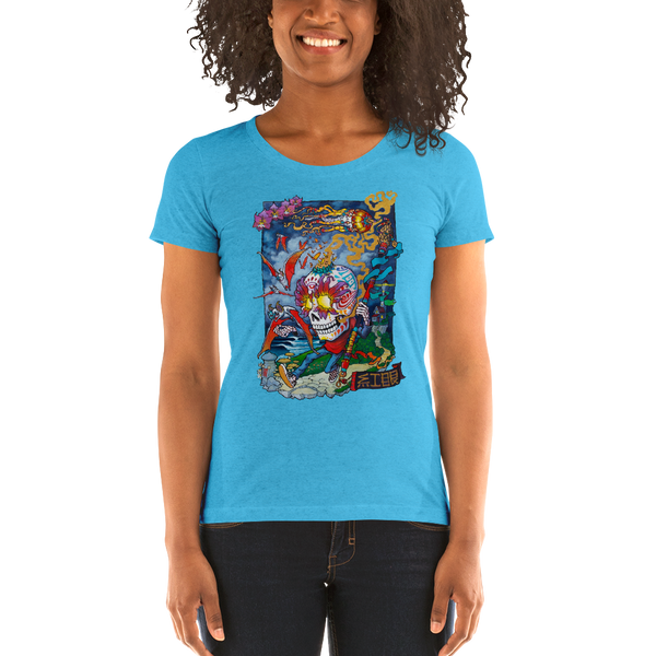 Dreamy Mindful Trail Ladies' short sleeve t-shirt  - Redeye Laboratories