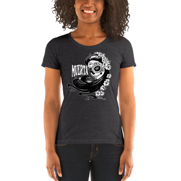 "Muerta Girl" Ladies' short sleeve t-shirt  - Redeye Laboratories