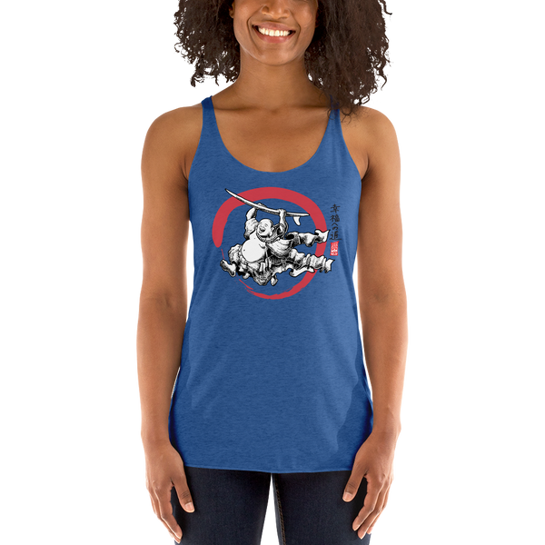 "Surfing Buddha" Women's Racerback Tank  - Redeye Laboratories