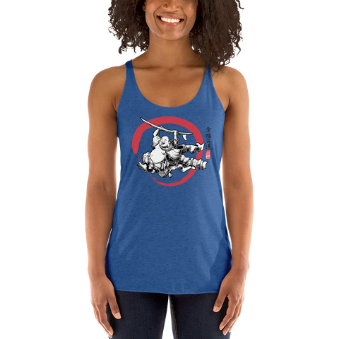 "Surfing Buddha" Women's Racerback Tank  - Redeye Laboratories