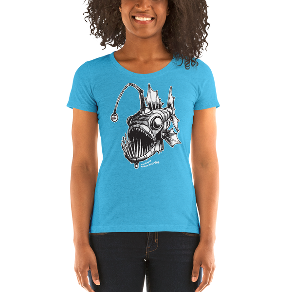 "The Anglerfish" Ladies' short sleeve t-shirt  - Redeye Laboratories