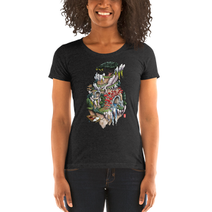 "Cosmic Island" Ladies' short sleeve t-shirt  - Redeye Laboratories
