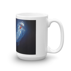 Blue Jelly Red Heart Mug mug - Redeye Laboratories