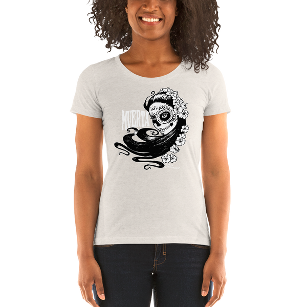 "Muerta Girl" Ladies' short sleeve t-shirt  - Redeye Laboratories