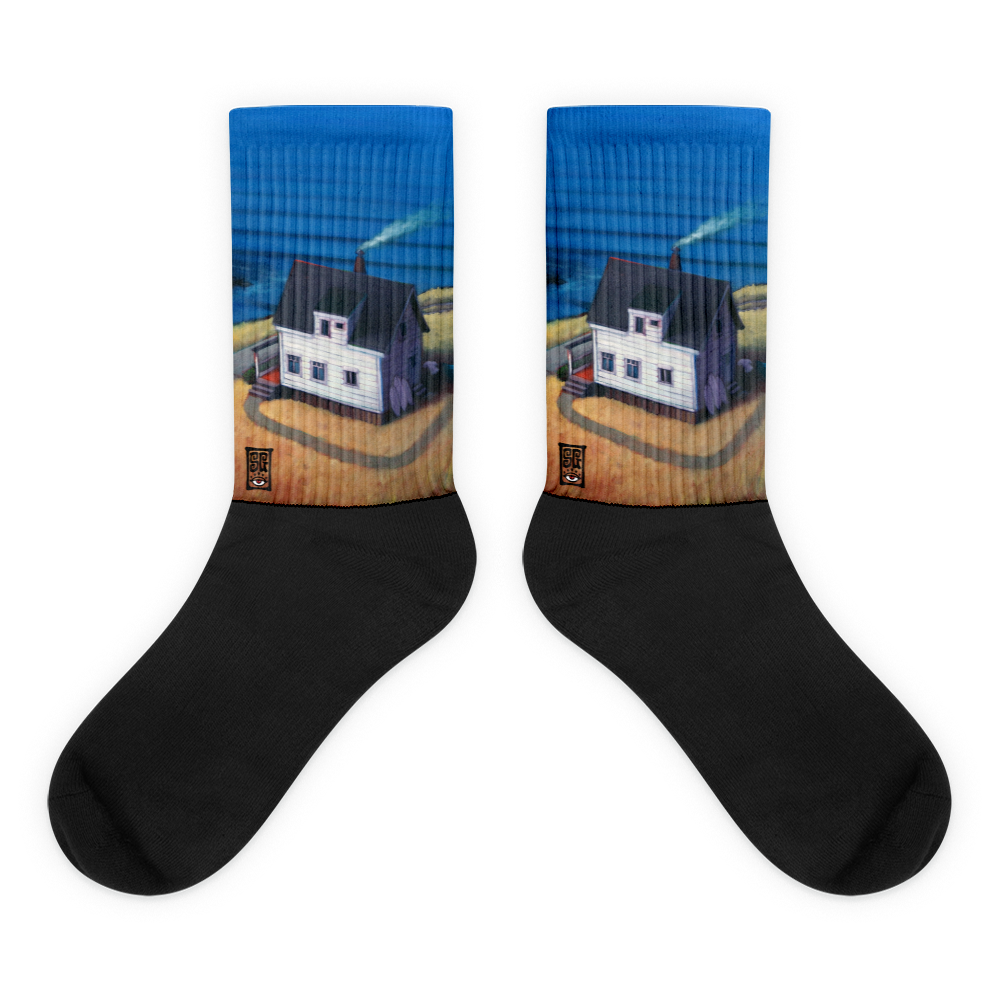 Before The Fire Black foot socks Socks - Redeye Laboratories