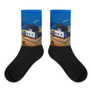 Before The Fire Black foot socks Socks - Redeye Laboratories