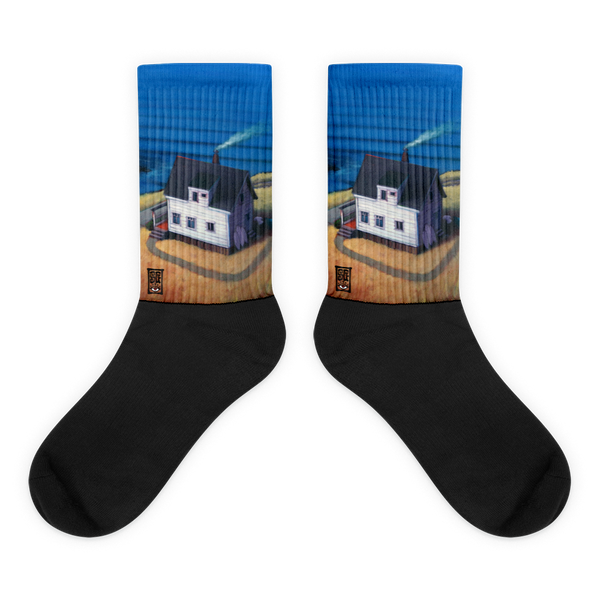 Before The Fire Black foot socks Socks - Redeye Laboratories