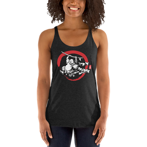 "Surfing Buddha" Women's Racerback Tank  - Redeye Laboratories