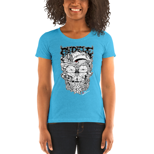 "Redeye Skull" Ladies' short sleeve t-shirt  - Redeye Laboratories