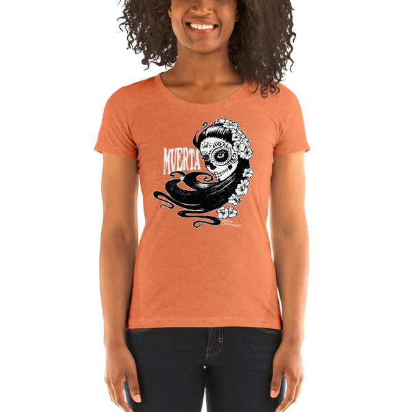 "Muerta Girl" Ladies' short sleeve t-shirt  - Redeye Laboratories