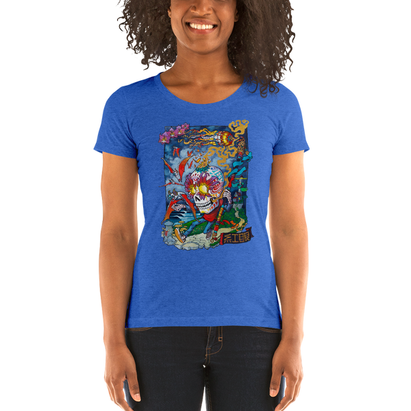 Dreamy Mindful Trail Ladies' short sleeve t-shirt  - Redeye Laboratories