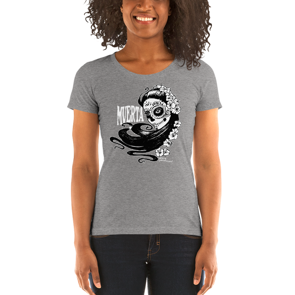 "Muerta Girl" Ladies' short sleeve t-shirt  - Redeye Laboratories