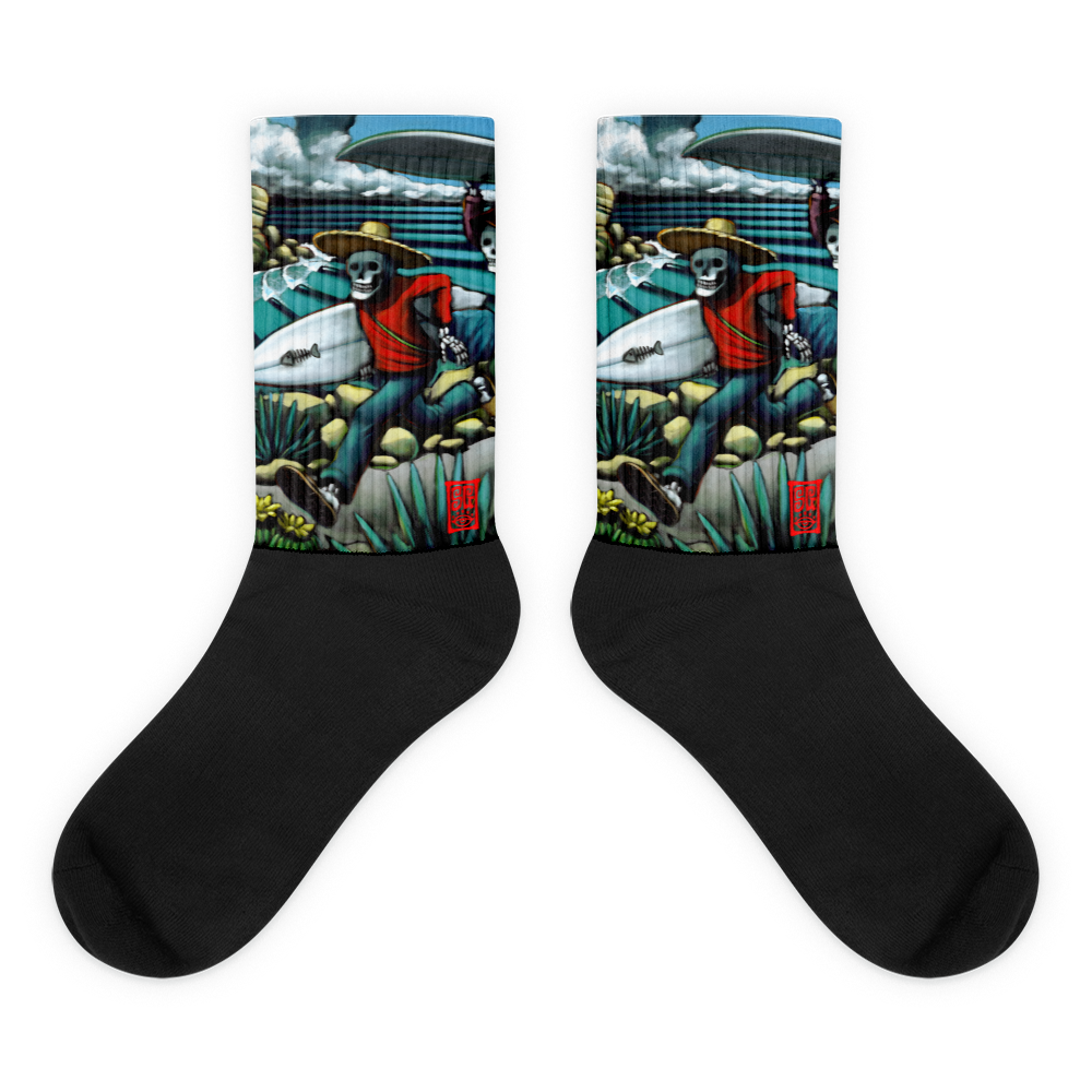 Hurricane Assault Black foot socks Socks - Redeye Laboratories