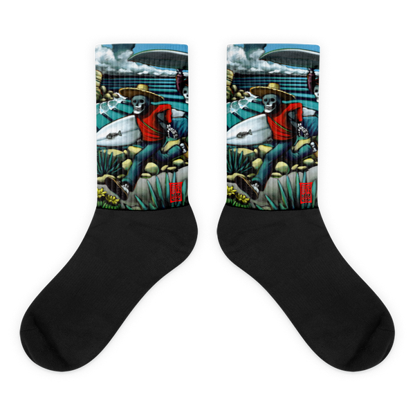 Hurricane Assault Black foot socks Socks - Redeye Laboratories