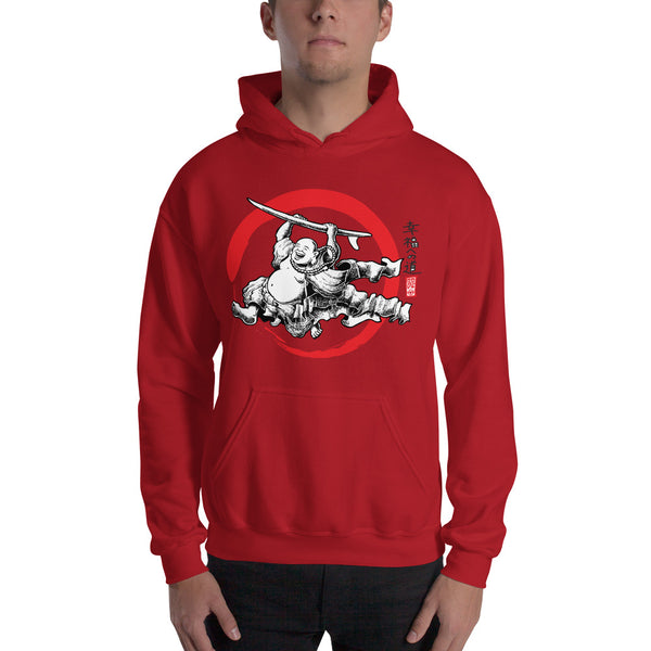 "Surfing Buddha" Hooded Sweatshirt  - Redeye Laboratories