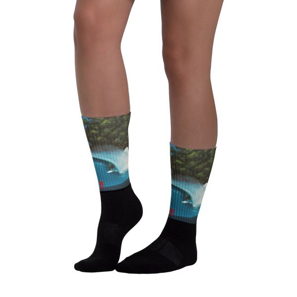 Ken's Treasure Black foot socks Socks - Redeye Laboratories