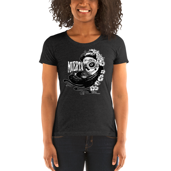 "Muerta Girl" Ladies' short sleeve t-shirt  - Redeye Laboratories