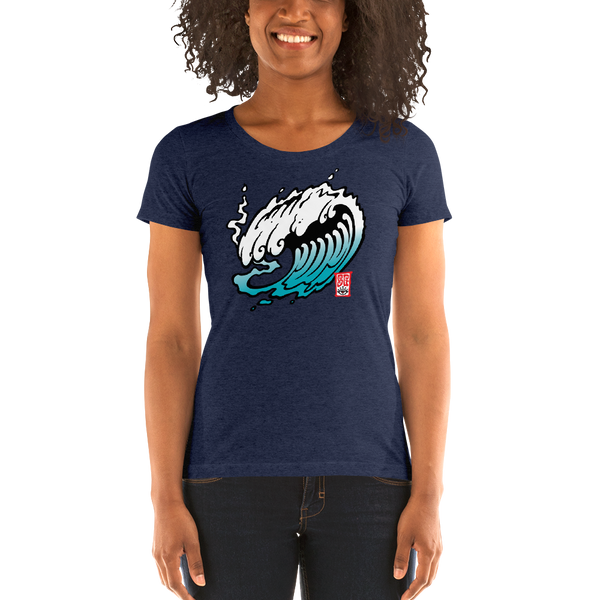 "The Wave" Ladies' short sleeve t-shirt  - Redeye Laboratories