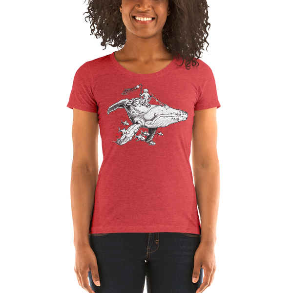 "Cosmic Traveler" Ladies' short sleeve t-shirt  - Redeye Laboratories