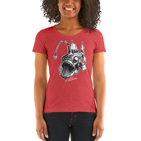 "The Anglerfish" Ladies' short sleeve t-shirt  - Redeye Laboratories