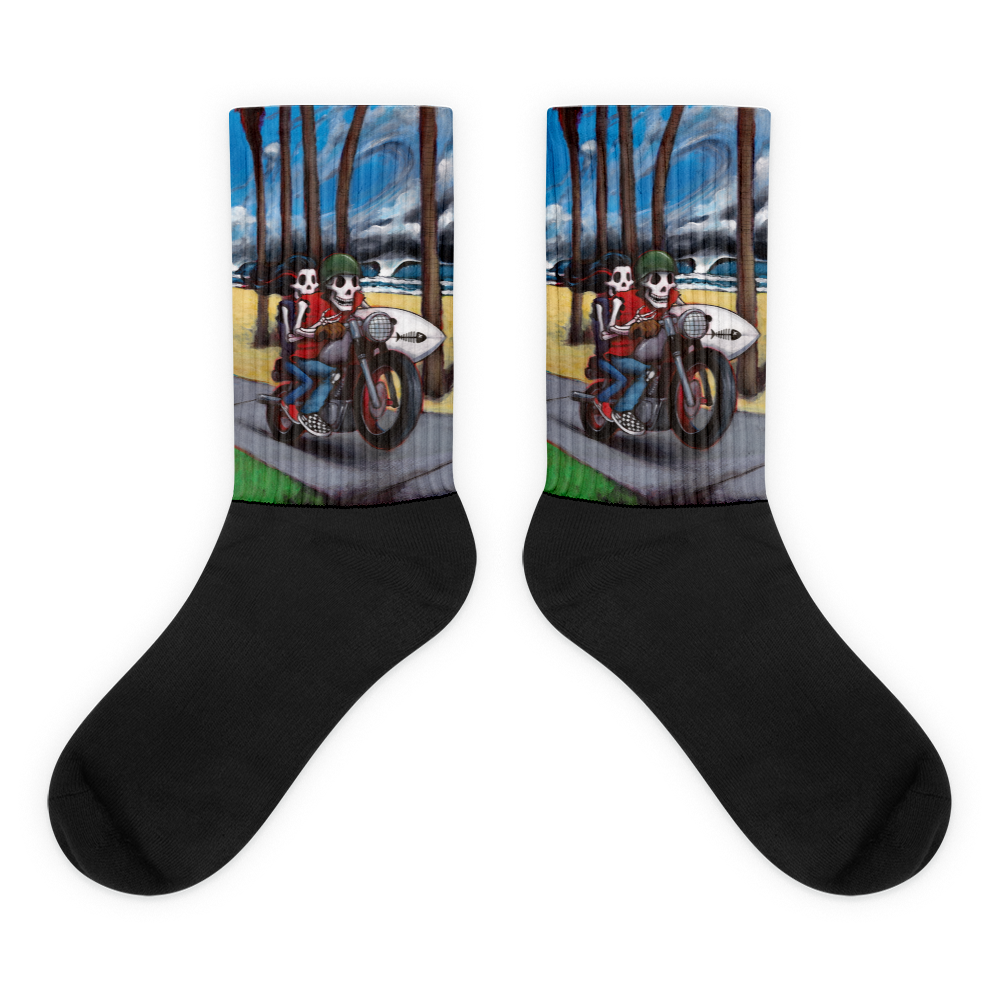 Menace Beach Black foot socks  - Redeye Laboratories