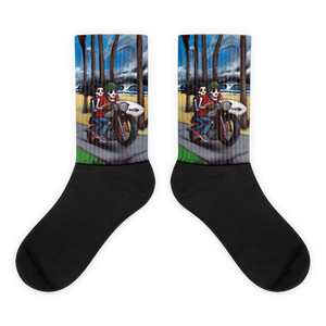 Menace Beach Black foot socks  - Redeye Laboratories