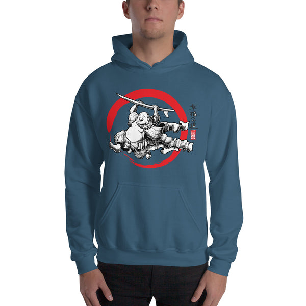 "Surfing Buddha" Hooded Sweatshirt  - Redeye Laboratories