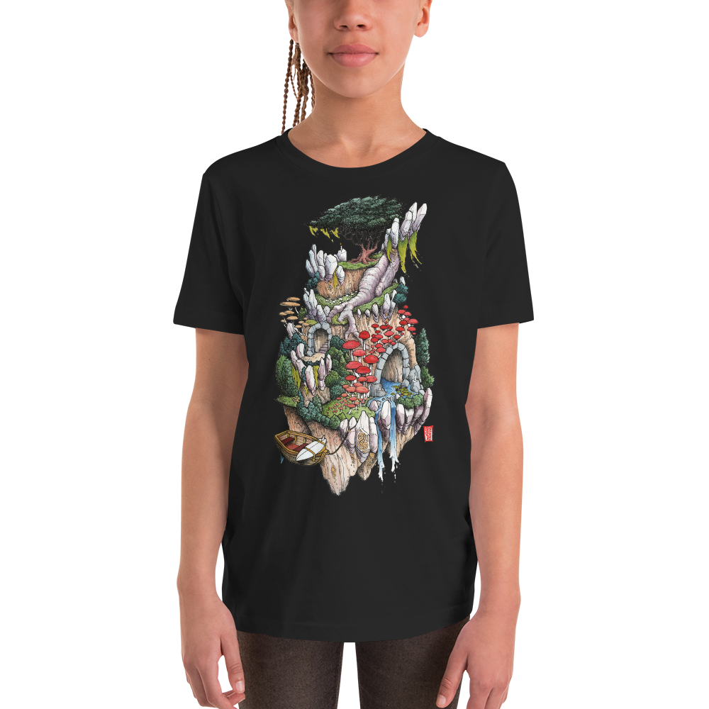 "Cosmic Island" Youth Short Sleeve T-Shirt  - Redeye Laboratories