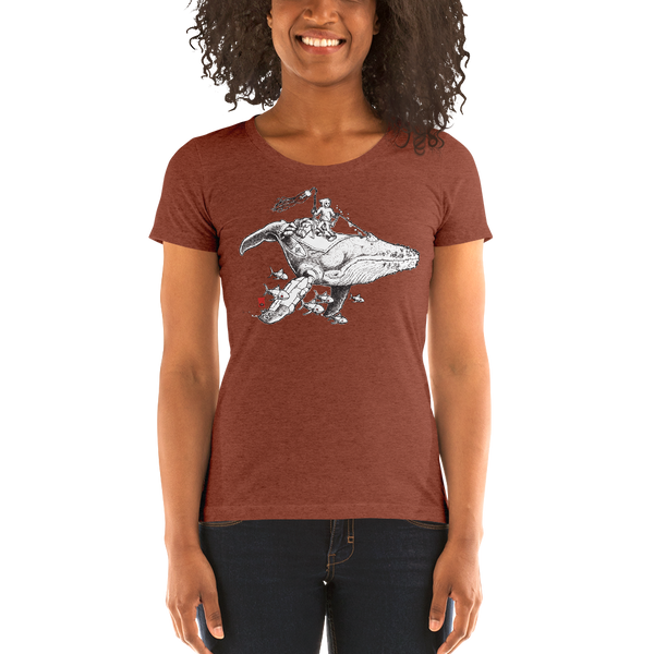 "Cosmic Traveler" Ladies' short sleeve t-shirt  - Redeye Laboratories
