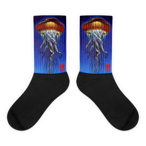 Red Jelly Black foot socks Socks - Redeye Laboratories