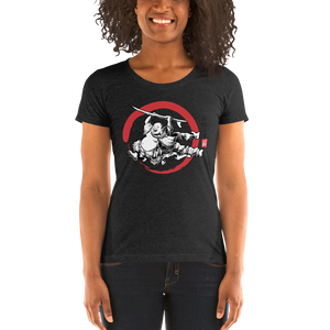 "Surfing Buddha" Ladies' short sleeve t-shirt  - Redeye Laboratories