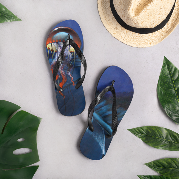 "Cosmic Jelly" Flip Flops  - Redeye Laboratories