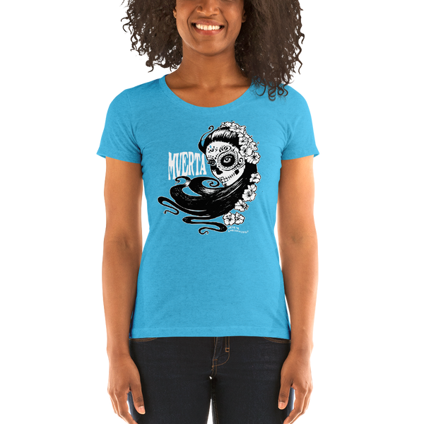 "Muerta Girl" Ladies' short sleeve t-shirt  - Redeye Laboratories